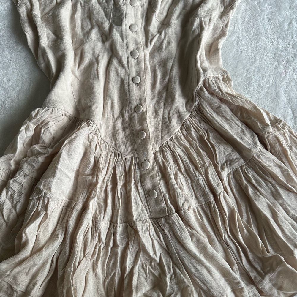 Vanessa Mooney Elisabeth Romper Ivory - Picture 4 of 10